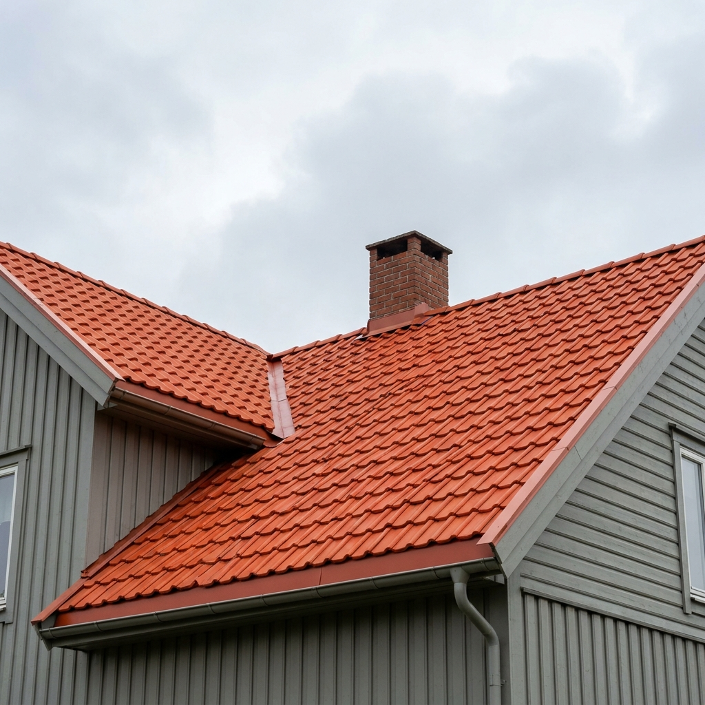 Rent takstein-tak etter profesjonell takvask